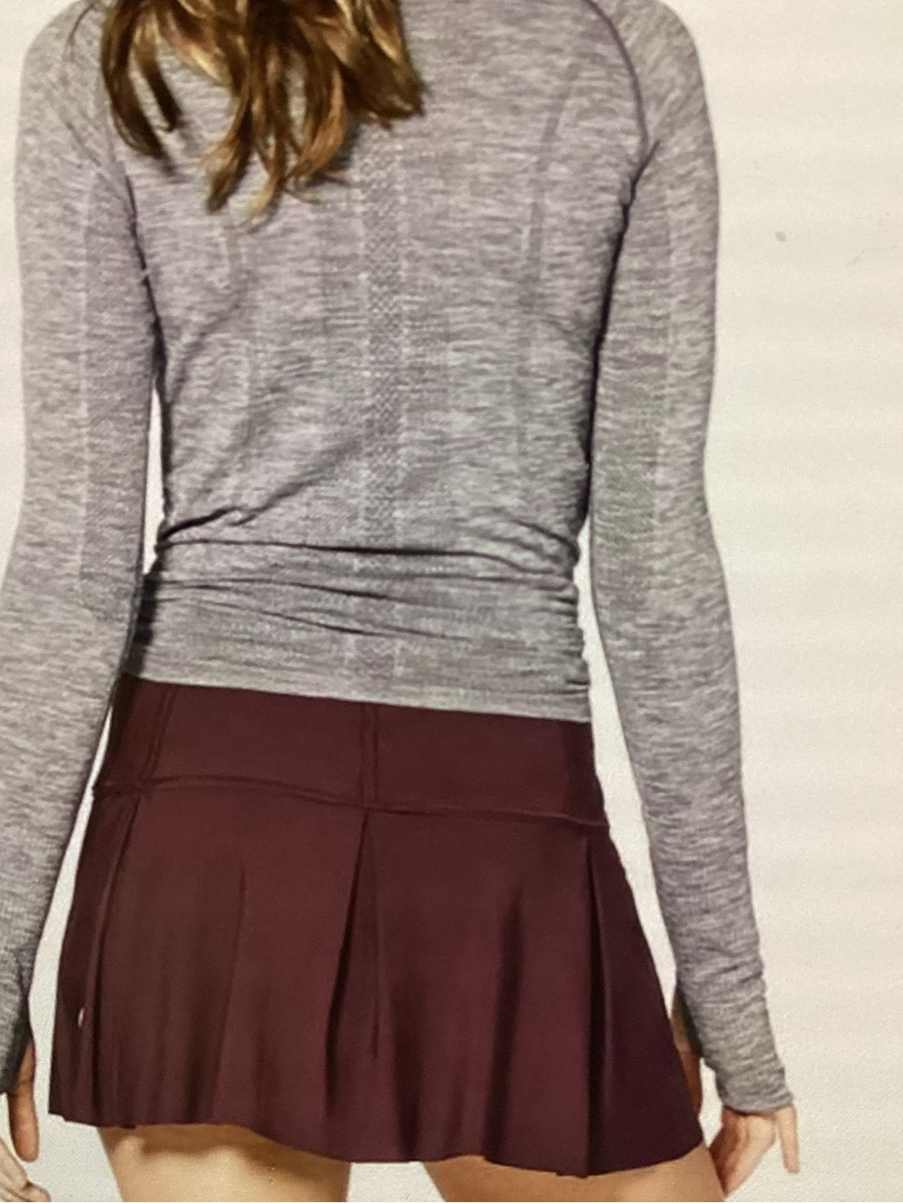 Lululemon Lost In Pace Women’s Athletic Skirt in Dark Abode. (10 Tall)